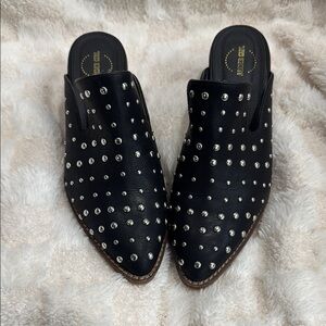 Like New! ARider Girl Studded Black Mules